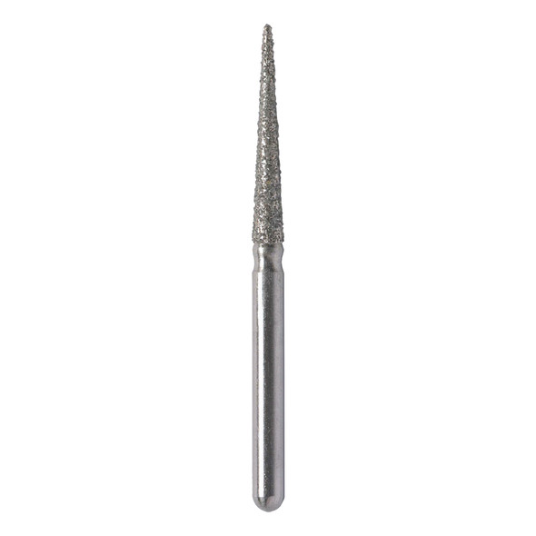 Dental Bur - Diamond Conical Pointed 859 - Med Grit - 22.5mm FG (standard length) - 5 pack