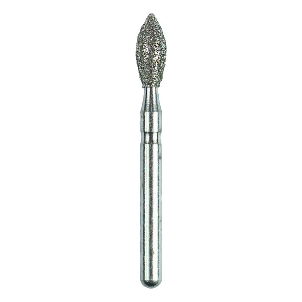 Dental Bur - Diamond Football - Med Grit - 19mm FG (standard length) - 5 pack