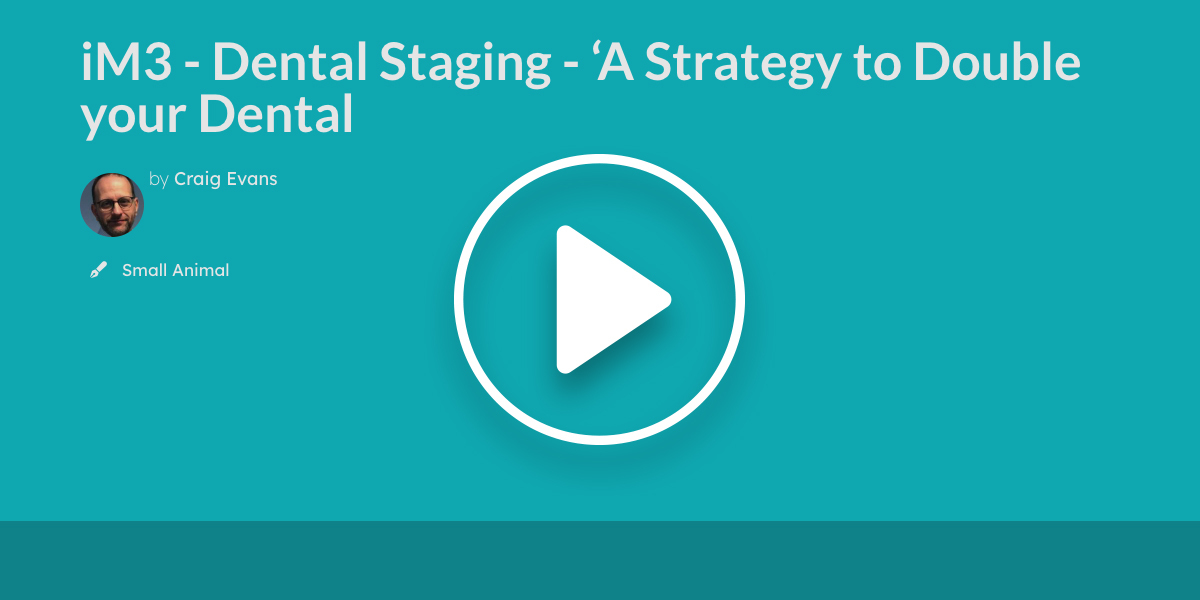 veterinary staging