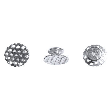 Orthodontic Lingual Button - Round with holes