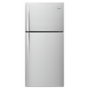 Réfrigérateur à congélateur supérieur Whirlpool® de 30 po – Compatible avec la trousse de machine à glaçons EZ Connect – 19.2 pi³ WRT519SZDM