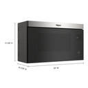 Four à micro-ondes affleurant sans plateau tournant de 1.1 pi cu Whirlpool® YWMMF5930PZ