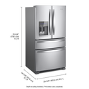 Réfrigérateur à portes françaises - 36 po - 25 pi cu Whirlpool® WRX735SDHZ