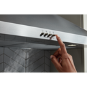 Hotte murale à cache-conduit certifiée energy star® - 30 po Whirlpool® WVW73UC0LS