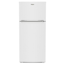 Réfrigérateur à congélateur supérieur - 28 po - 16.3 pi cu Whirlpool® WRTX5028PW