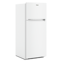 Réfrigérateur à congélateur supérieur - 28 po - 16.3 pi cu Whirlpool® WRTX5028PW