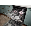 Lave-vaisselle silencieux avec panier supérieur réglable - 55 dba Whirlpool® WDP560HAMZ