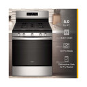 Whirlpool® Cuisinière au gaz 5 en 1 avec four à friture à l’air - 5 pi cu WFG550S0LZ
