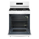 Whirlpool® Cuisinière au gaz autonettoyante avec mode sans préchauffage de 30 po WFGS3530RW