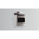 Maytag® Cuisinière au gaz avec friture à air et panier - 30 po - 5.3 pi cu MGR7700LZ