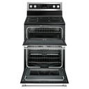 Cuisinière électrique à four double et convection véritable - 30 po - 6.7 pi cu Maytag® YMET8800FZ