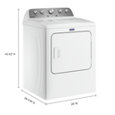 Sécheuse au gaz avec fonction extra power - 7 pi cu Maytag® MGD5030MW