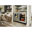 Kitchenaid® Réfrigérateur sous le comptoir avec porte en verre - 24 po KURR214KSB