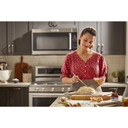 Kitchenaid® Cuisinière au gaz à convection avec 5 brûleurs - 30 po KFGG500ESS