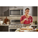 Kitchenaid® Cuisinière au gaz à convection avec 5 brûleurs - 30 po KFGG500ESS