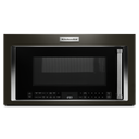 Four à micro-ondes à convection et hotte intégrée KitchenAid® avec mode de friture à air YKMHC319LBS