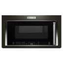 Four à micro-ondes à convection et hotte intégrée KitchenAid® avec mode de friture à air YKMHC319LBS