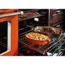 Cuisinière commerciale intelligente au gaz KitchenAid® avec plaque chauffante, 48 po KFGC558JSC