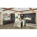 Kitchenaid® Réfrigérateur à portes françaises à profondeur de comptoir avec fini PrintShieldTM - 23.8 pi cu - 36 po KRFC704FBS