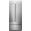 Kitchenaid® Réfrigérateur encastré à portes françaises, acier inoxydable, 20.8 pi cu, 36 po KBFN506ESS