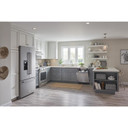 Kitchenaid® Réfrigérateur à portes françaises à profondeur de comptoir avec fini PrintShield™ - 23.8 pi cu - 36 po KRFC704FPS