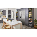 Kitchenaid® Réfrigérateur encastré côte à côte avec distributeur - 42 po - 29.4 pi cu KBSD702MPS