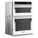 Fours mural combiné avec four à micro-ondes KitchenAid® et mode de friture à air de 30 po KOEC530PWH