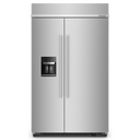 Kitchenaid® Réfrigérateur encastré côte à côte avec distributeur - 48 po - 29.4 pi cu KBSD708MSS