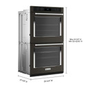 Four mural double avec mode friture à air KitchenAid® de 30 po KOED530PBS