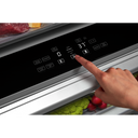 Réfrigérateur encastré côte à côte noir à fini printshield™ - 48 po - 30 pi cu KitchenAid® KBSN708MBS