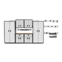 Gladiator® Canaux GearTrack® de 4 pi (121,9 cm) - (emballage de 2) GAWC042PZY