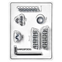 Gladiator® Armoire murale GearBox à porte pleine longueur prête à assembler GAWG28FDESG