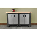 Gladiator® Ensemble de roulettes pour armoire modulaire GearBox prête à assembler GACK04KDSX