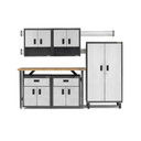 Gladiator® Armoire modulaire porte 3/4 GearBox prête à assembler GAGB28KDYG