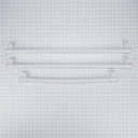 Trousse de poignées pour réfrigérateur à portes françaises - blanc W10716725