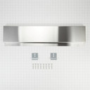 Dosseret de cuisinière coulissante de 6 po (15,2 cm) - acier inoxydable W10655450