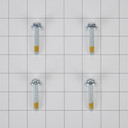 Trousse de poignées pour réfrigérateur à congélateur inférieur JennAir® de 36 po (91,4 cm), Rise™ (Qté = 2 poignées) W11231245