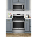 Whirlpool® Cuisinière au gaz non encastrée avec autonettoyage réglable - 5 pi cu WFG510S0HS
