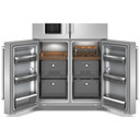 Kitchenaid® Réfrigérateur à 4 portes et profondeur de comptoir avec zone de température flexible et fini PrintShield™ de 36 po et 19.4 pi cu KRQC736RPS