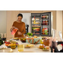 Kitchenaid® Réfrigérateur à 4 portes et profondeur de comptoir avec zone de température flexible et fini PrintShield™ de 36 po et 19.4 pi cu KRQC736RPS