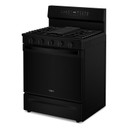 Whirlpool® Cuisinière au gaz intelligente de 30 pouces avec technologie de cuisson à air, auto-nettoyage/netoyage à la vapeur, préchauffage rapide avec capacité de 5.3 pi cu WFGS7530RB