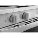 Whirlpool® Cuisinière électrique inteligente à commandes frontales de 30 pouces avec technologie de cuisson à air, revêtement WipeClean™, vapeur/auto-nettoyage, préchauffage à grande vitesse et capacité de 5.3 pi cu YWSES7530RZ