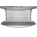 Whirlpool® Réfrigérateur à portes françaises et congélateur inférieur - 36po - 25picu WRMF3636RZ