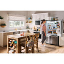 Whirlpool® Réfrigérateur à portes françaises, profondeur de comptoir et congélateur inférieur - 36po - 20picu WRFC2036RV