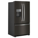Whirlpool® Réfrigérateur à portes françaises et congélateur inférieur - 36po - 25picu WRFF3436RV