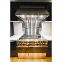 Jennair® Cuisinière bicombustible de style professionnel NOIR™, 48 po JDRP548HM