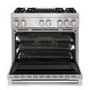 Jennair® Cuisinière bicombustible de style professionnel RISE™, 36 po JDRP636HL
