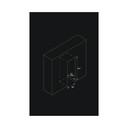 Réfrigérateur encastré à portes françaises Jenn-Air® de 36 po JF36NXFXDE