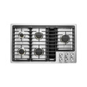 Table de cuisson au gaz Jenn-Air® JX3® à évacuation descendante, 36 po JGD3536GS