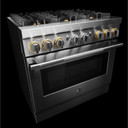 Jennair® Cuisinière bicombustible de style professionnel RISE™, 36 po JDRP436HL Jennair® Cuisinière bicombustible de style professionnel RISE™, 36 po JDRP436HL